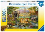 Puzzle Zvířata na savaně/200 dílků