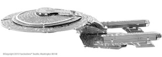 Metal Earth 3D puzzle: Star Trek USS Enterprise NCC-1701-D