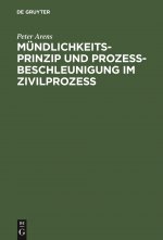 Mundlichkeitsprinzip Und Prozessbeschleunigung Im Zivilprozess