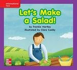 Reading Wonders Leveled Reader Let's Make a Salad!: Ell Unit 5 Week 3 Grade K