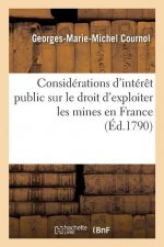 Considerations d'Interet Public Sur Le Droit d'Exploiter Les Mines En France