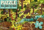 Ein Jahr im Wald - Frühling. Puzzle 54 Teile