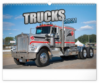 Nástěnný kalendář Trucks 2021