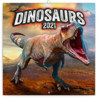 Poznámkový kalendář Dinosauři 2021