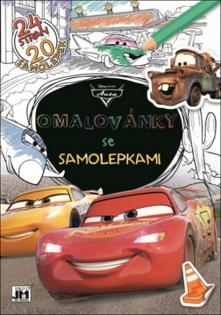 Omalovánky se samolepkami Auta / Libristo.pl