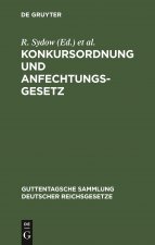 Konkursordnung Und Anfechtungsgesetz