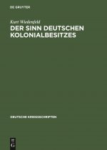Der Sinn Deutschen Kolonialbesitzes