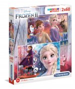 Puzzle SuperColor 2x60 Frozen 2
