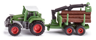 Traktor z leśną przyczepą Siku 16 S1645