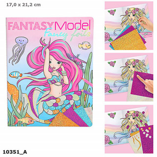 Zestaw kreatywny z brokatowymi foliami fantasy model 10351a