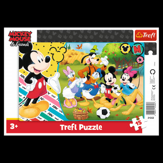 Puzzle Mickey Mouse na venkově