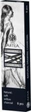 Węgiel naturalny rysunkowy Astra artea 6 sztuk 68mm