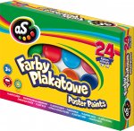 Farby As plakatowe Astra 24 kolory 20 ml