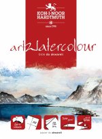 Blok A5 akwarelowy art watercolour Koh-i-Noor 12 ark 300g