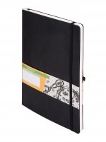 Notes impresja B5 linia czarny c bl
