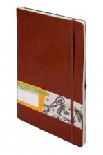 Notes impresja B5 linia brąz c bl