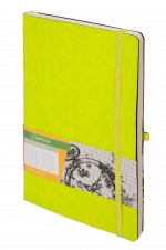 Notes impresja A5 kratka limonka