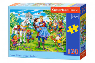 Puzzle 120 Królewna Śnieżka szczęśliwe zakończenie B-13463