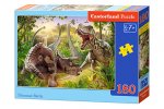 Puzzle 180 Bitwa dinozaurów B-018413