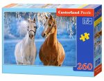 Puzzle 260 Zimowe konie B-27378