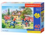 Puzzle 40 maxi Strażacy