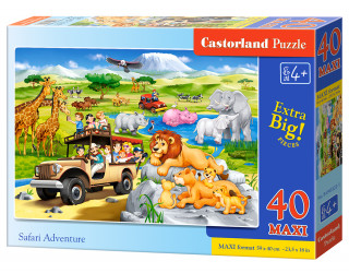 Puzzle 40 maxi Przygoda na Safari B-040322