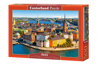 Puzzle 500 Sztokholm stare miasto Szwecja B-52790