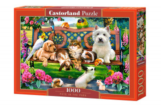 Puzzle 1000 Zwierzęta w parku C-104406-2