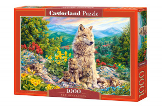Puzzle 1000 Wilki nowe pokolenie C-104420-2