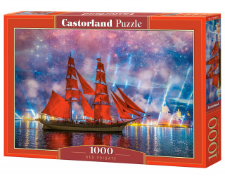 Puzzle 1000 Czerwona fregata C-104482
