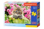 Puzzle 100 Kociaczek w ogrodzie B-111039