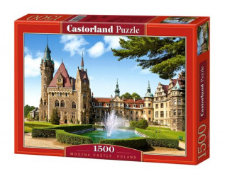 Puzzle 1500 Polska zamek moszna