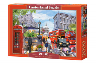 Puzzle 2000 Wiosna w Londynie C-200788-2