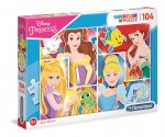 Puzzle 104 Supercolor Disney Princess