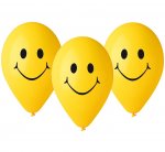 Balony premium uśmiechy 12cali 5sztuk gs110/p178