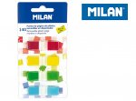 Indeksy transparentne Milan 45mmx12mm fluo 4 kolory