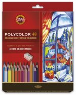 Kredki ołówkowe Polycolor Koh-i-Noor 3836 48 kolory