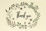 Native Botanicals Thank You Notes (Stationery, Note Cards, Boxed Cards)