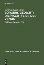 Burgers Gedicht: Die Nachtfeier Der Venus