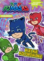 Malowany świat wielkie kolorowanie pjmasks pidżamers
