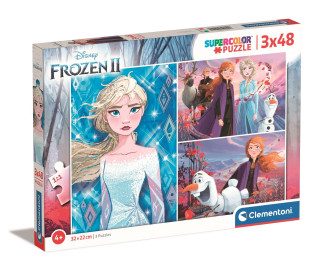 Puzzle 3x48 Supercolor Frozen II