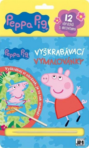 Vyškrabávací vymalovánky Prasátko Peppa