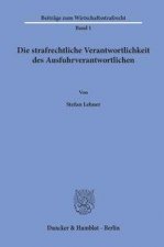 Die strafrechtliche Verantwortlichkeit des Ausfuhrverantwortlichen.