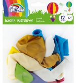 BALON Fiorello pastel mix 12 cali, 12 sztuk