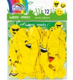 Balony Fiorello Emoty Party 12 cali, 12 sztuk