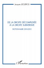 De la droite décomplexée ? la droite subversive