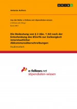 Die Bedeutung von § 2 Abs. 1 AO nach der Entscheidung des BVerfG zur Zulässigkeit innerstaatlicher Abkommensüberschreibungen
