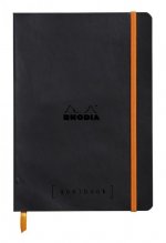 Rhodia Goalbook 6 X 8 1/4 A5 Black Cover Bullet Journal