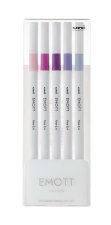 EMOTT fine liner sada FORAL č. 7, 5 ks, 0,4 mm, mix barev