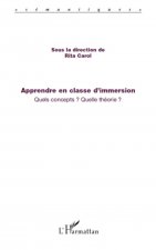 Apprendre en classe d'immersion